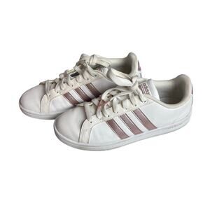 Adidas Grand Court Cloudfoam sneakers women’s sz 8.5 - rose gold and white